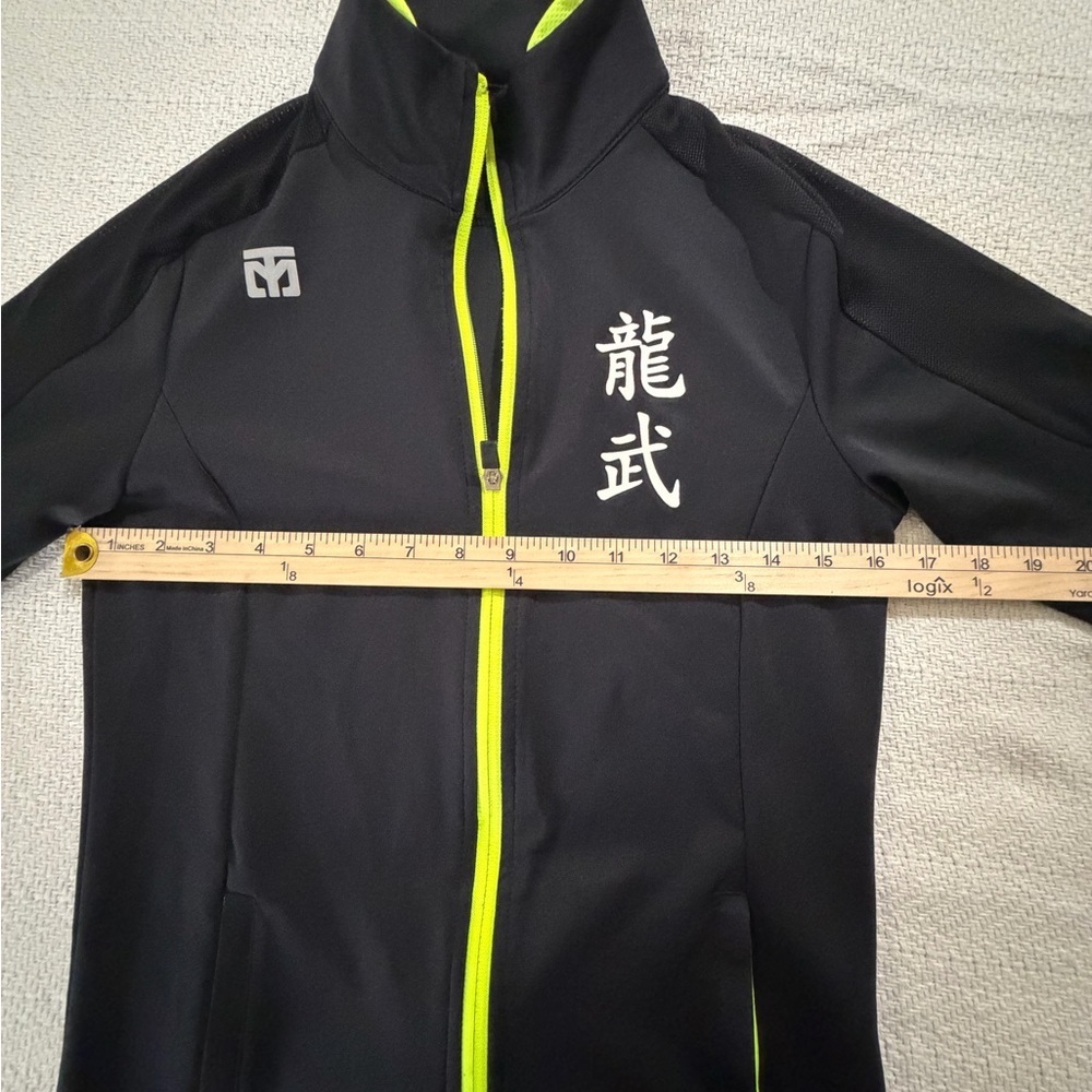 Mooto Taekwondo Stream Line Jacket Color Black/Neon Training Size: XS - Picture 8 of 14